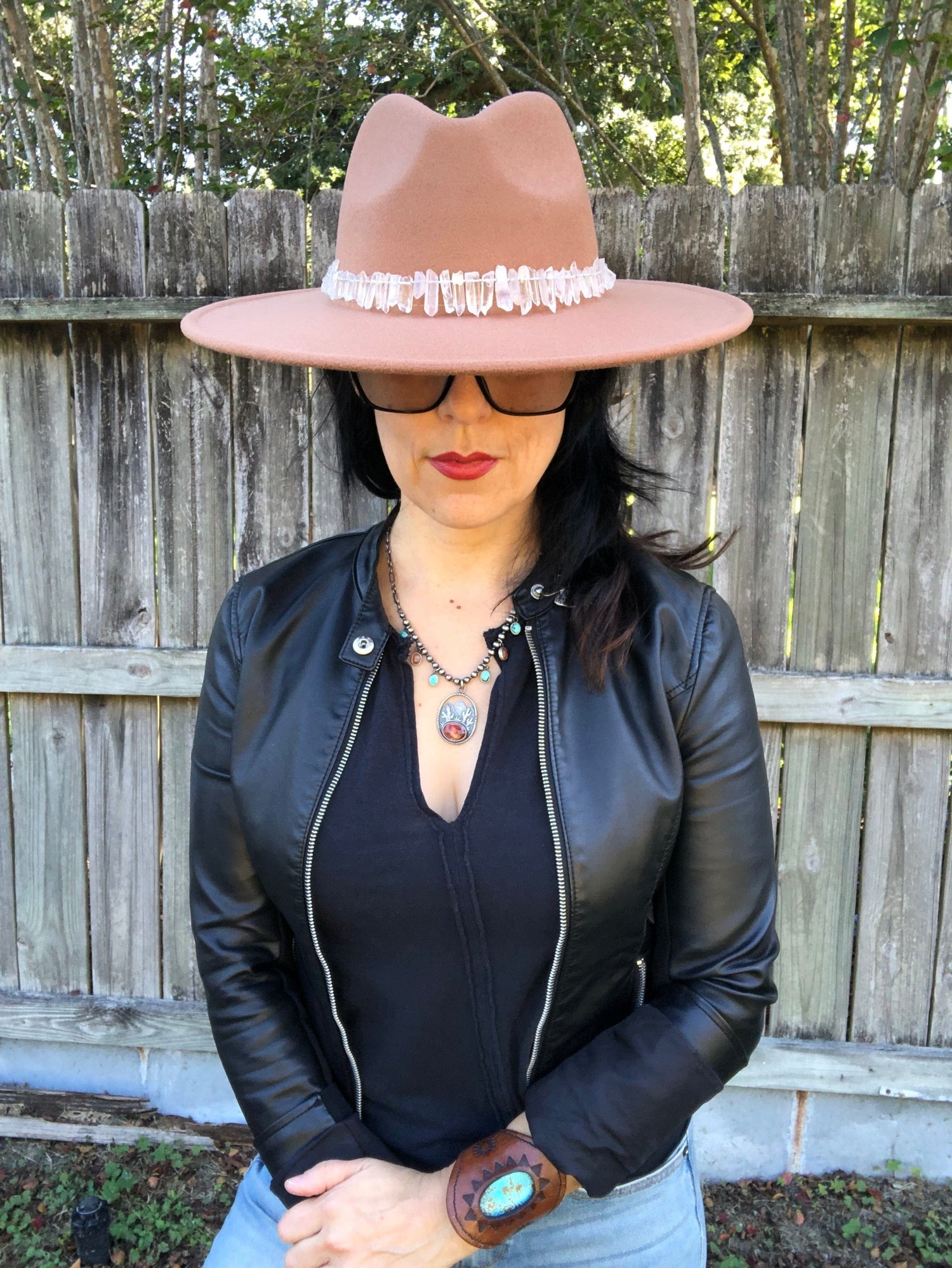 Adriana Soto Joyeria Crystal Hatband, Gemstone Hat Band