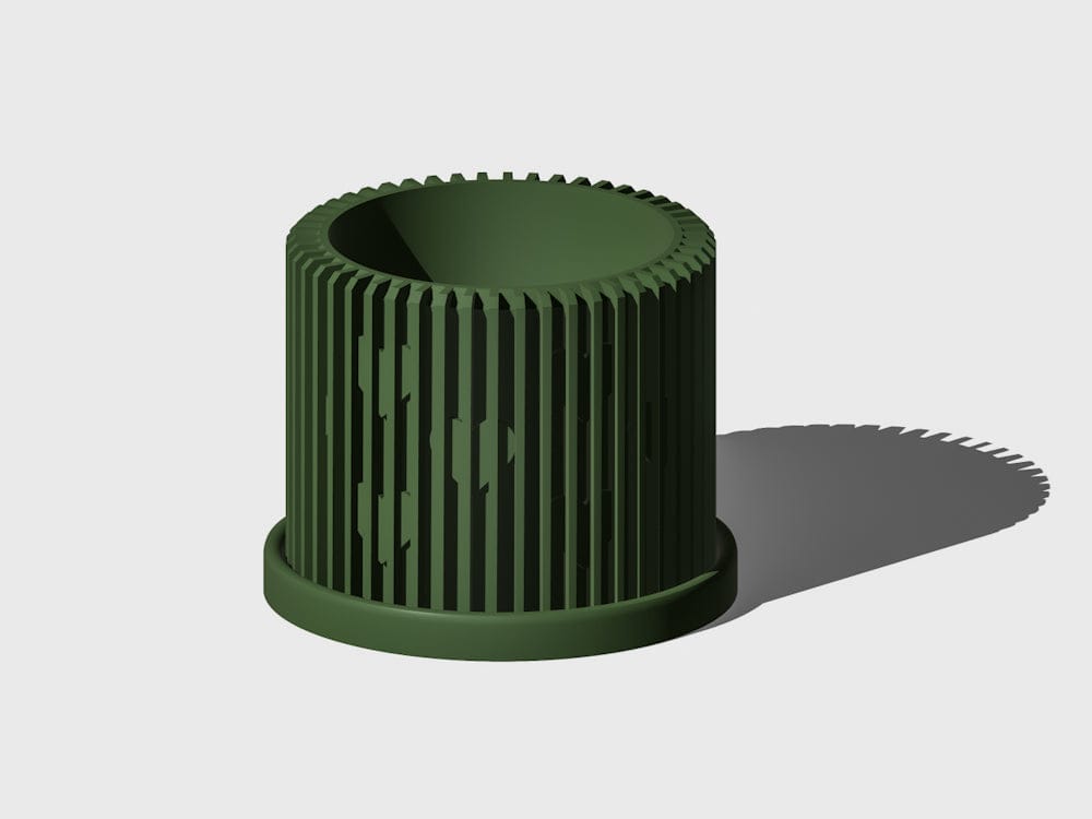 Rosebud HomeGoods Planter Green / 4 Inch - No Tray Modern Heart-Shaped Planter with Drainage &amp; Saucer – Unique Valentine’s Day Gift for Plant Lovers, 3d Printed Planter Home Hosting Decor,