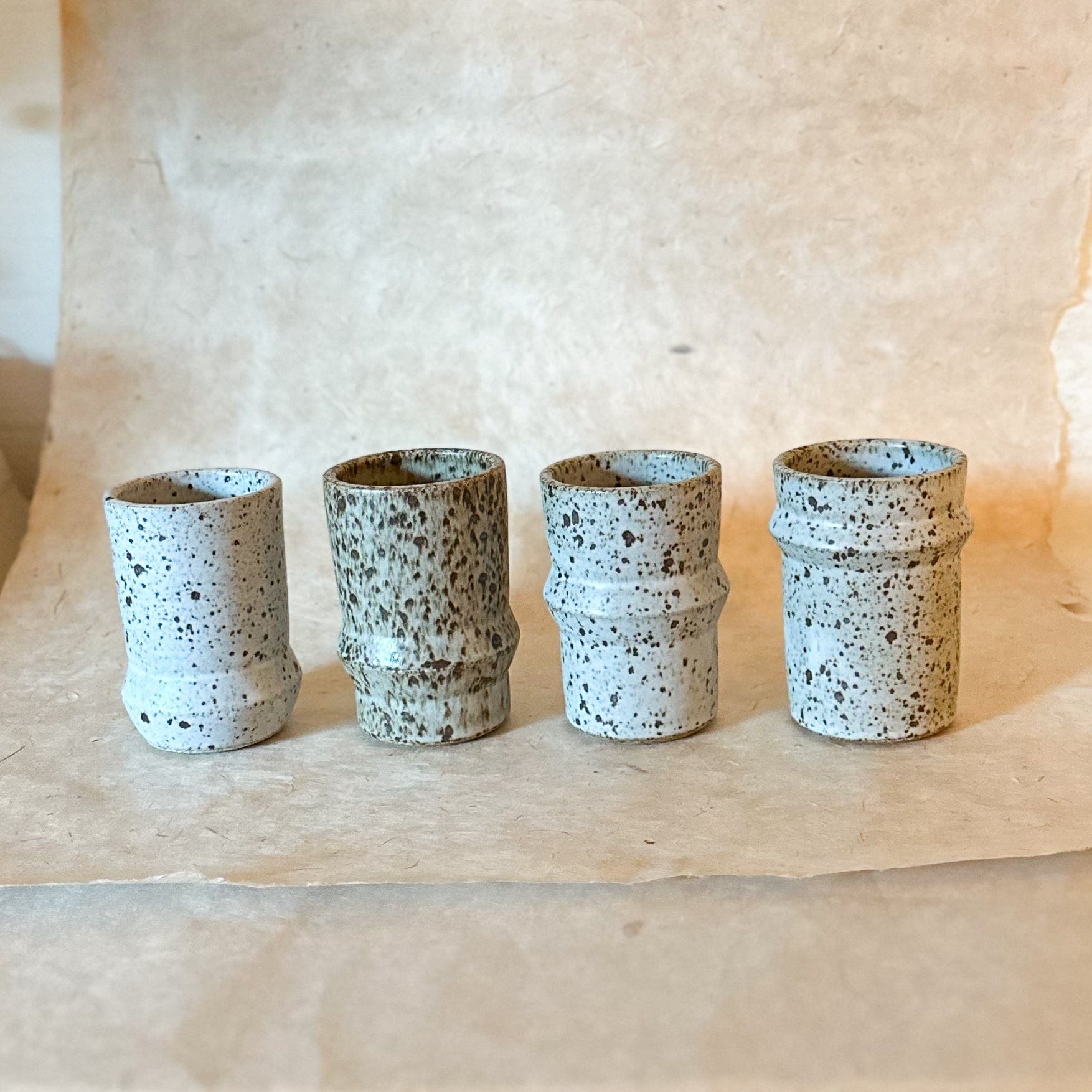 Olivia Snow Ceramics Tumbler Saturn Ceramic Tumblers in Cornwall Stone