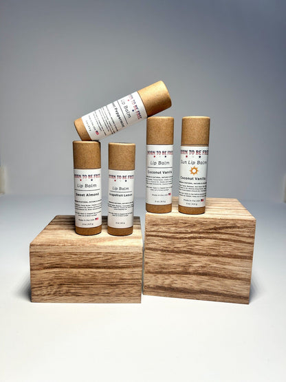 Born To Be Free Lip Balm The Balm Bundle (5 lip balms) The Balm Bundle
