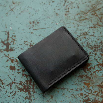 The Local Branch Leather Black Leather Bifold Wallet