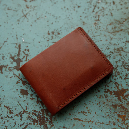 The Local Branch Leather Mahogany Leather Bifold Wallet