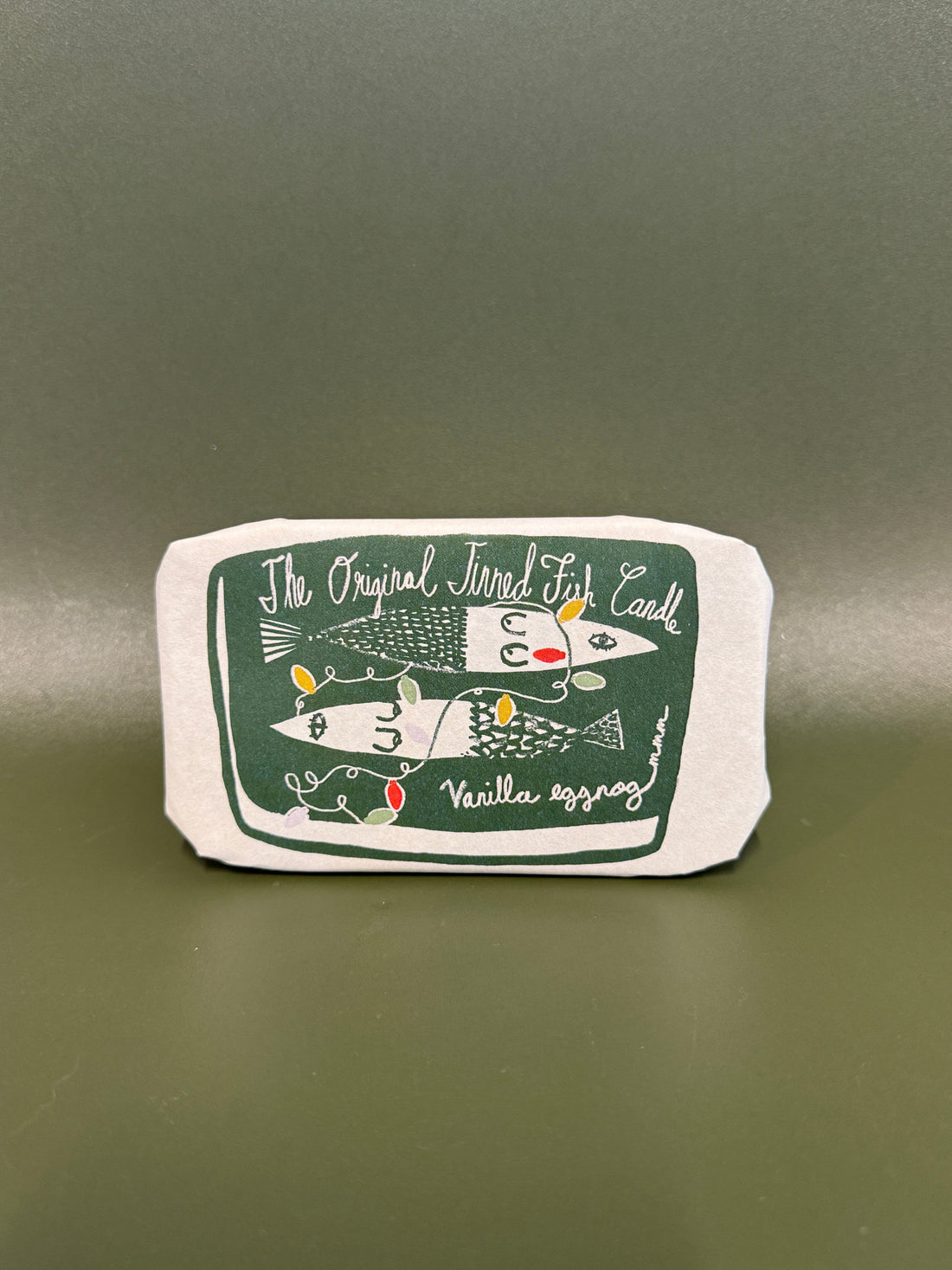 Tinned Candle Tinned Fish Candle - Vanilla Eggnog