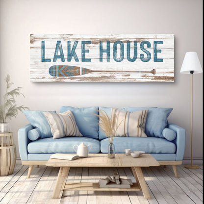 Tailored Canvases Canvas Lake House Coastal Sign II