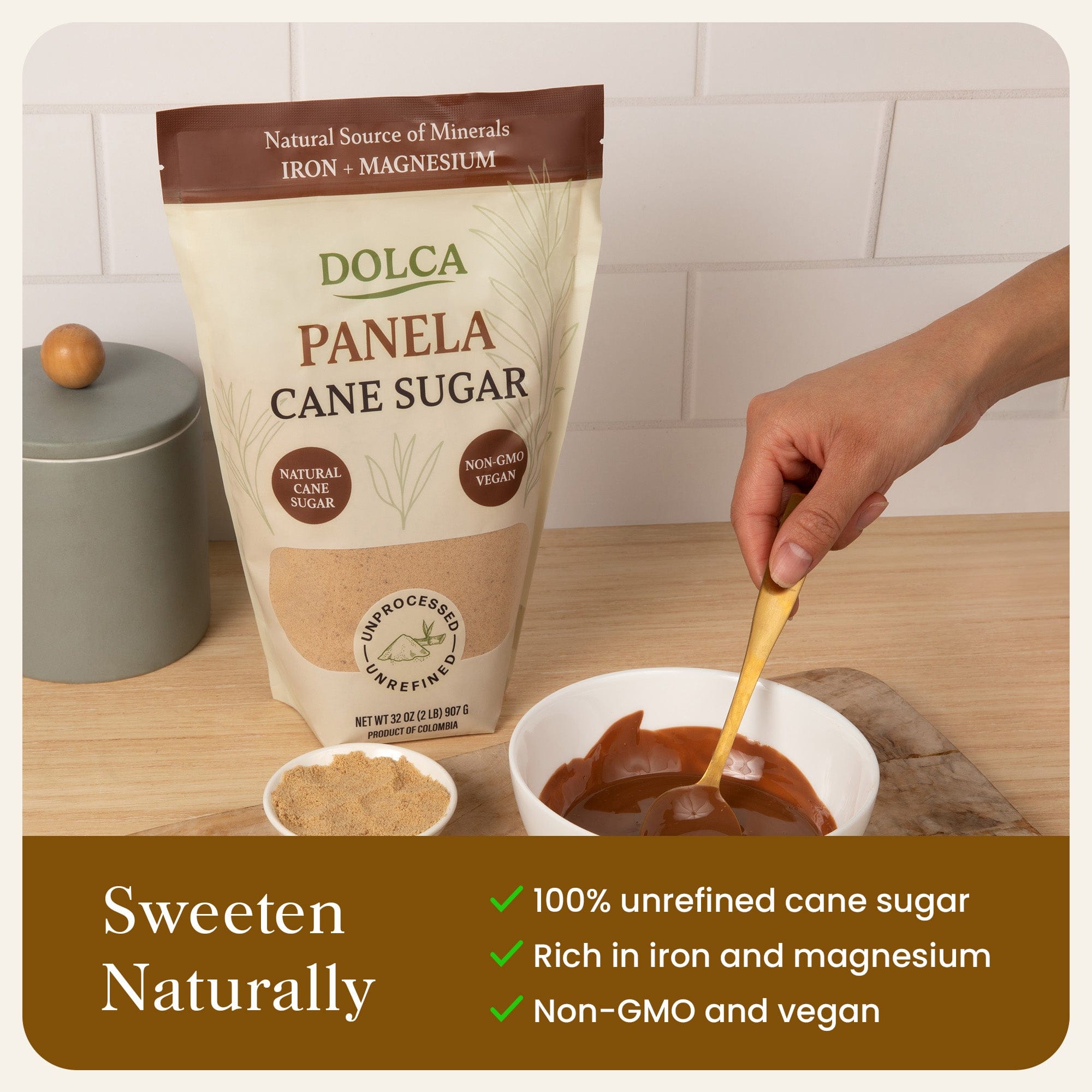 Dolca Sugar Dolca Panela Sugar – 3 Pack