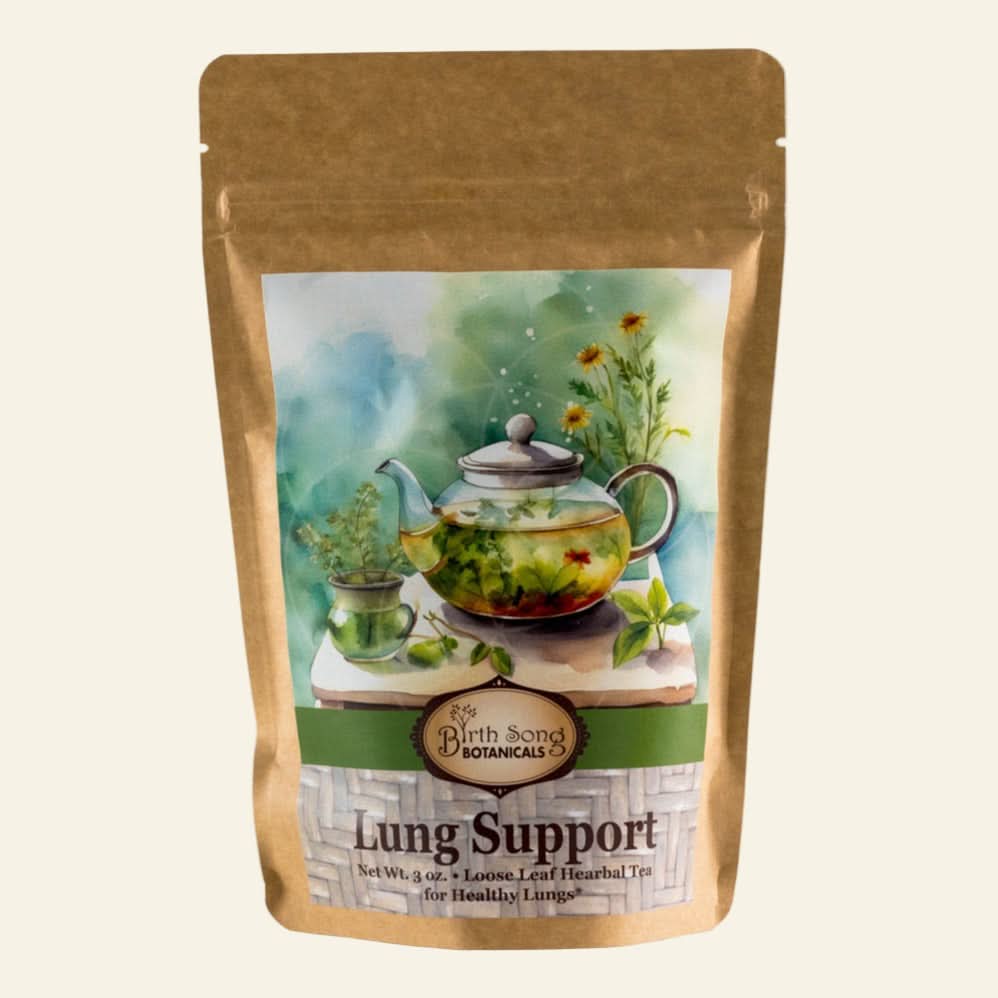 Birth Song Botanicals Co. Tea Herbal Tea for Bronchial Wellness and Clear Breathing* 3 oz.