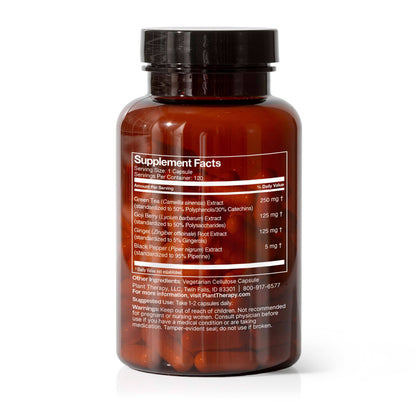 Plant Therapy Supplement 120 ct Metabolism – Plant-Powered Herbal Blend
