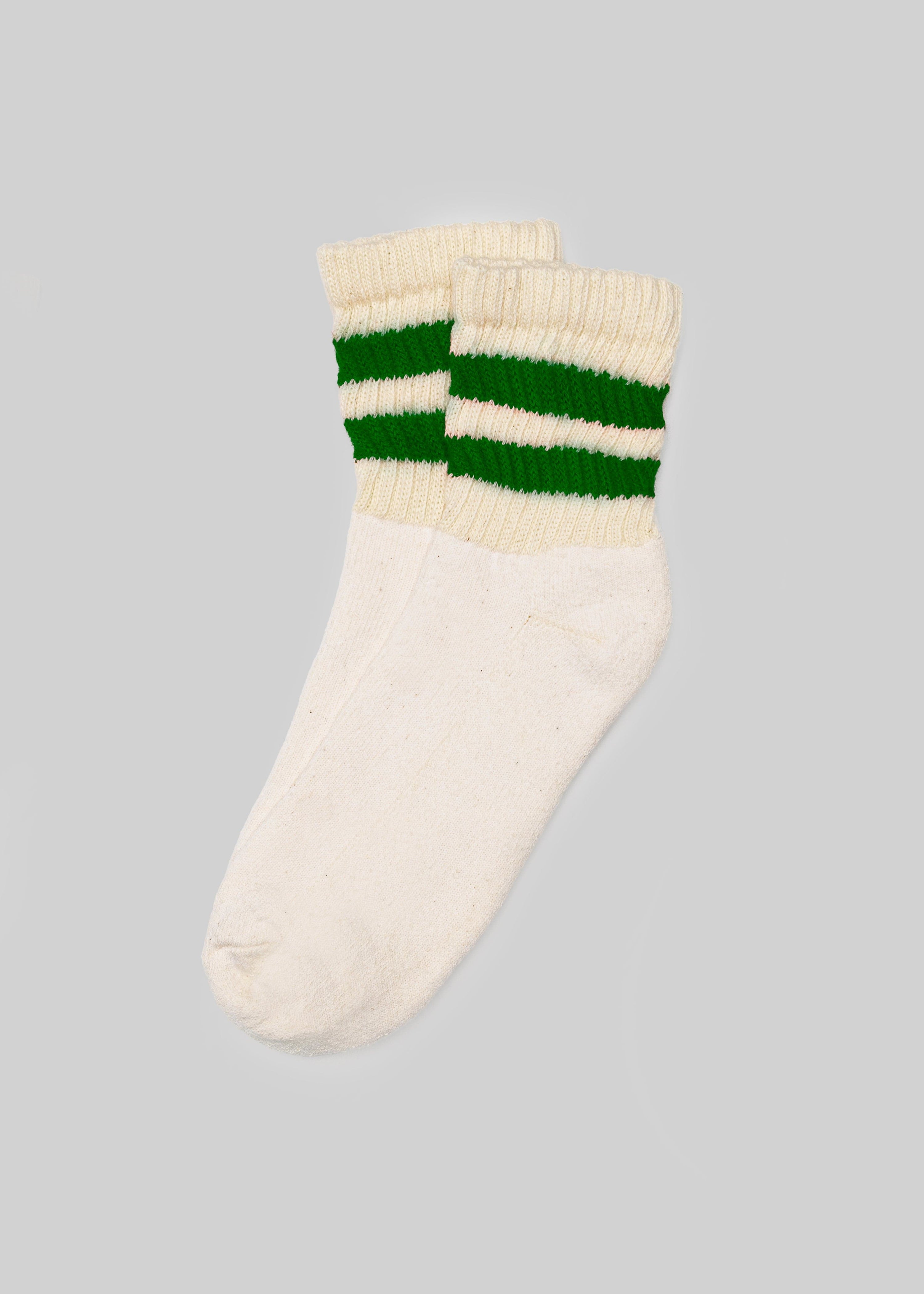 American Trench Socks Kelly Green / One Size The Mono Stripe Quarter Crew