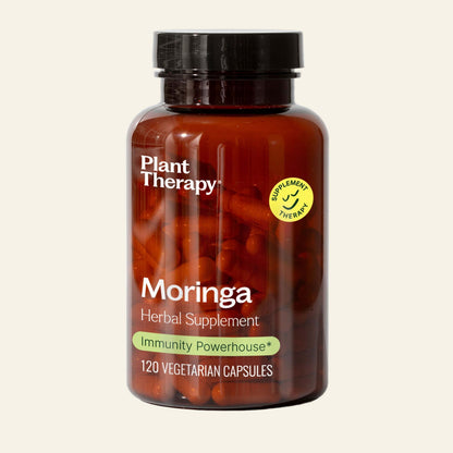 Plant Therapy Supplement 120 ct Moringa Capsules – Plant-Based Green Tradition