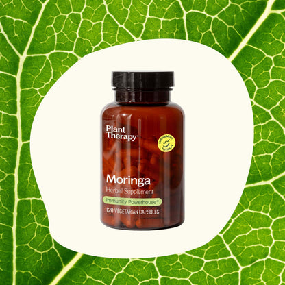 Plant Therapy Supplement 120 ct Moringa Capsules – Plant-Based Green Tradition