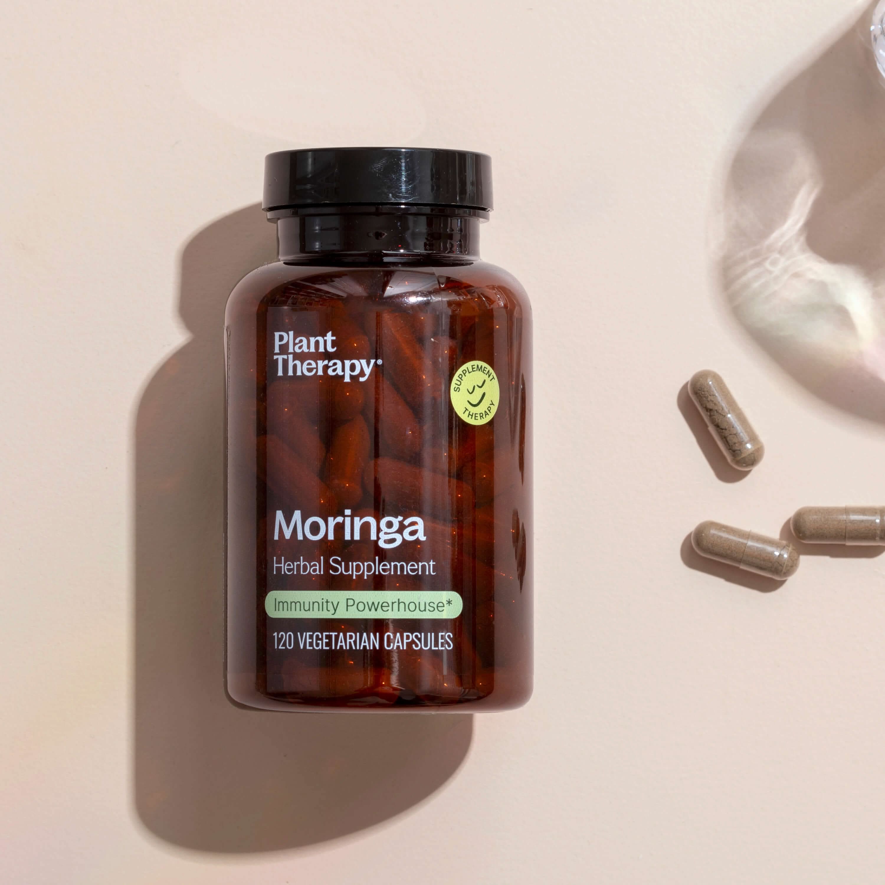 Plant Therapy Supplement 120 ct Moringa Capsules – Plant-Based Green Tradition