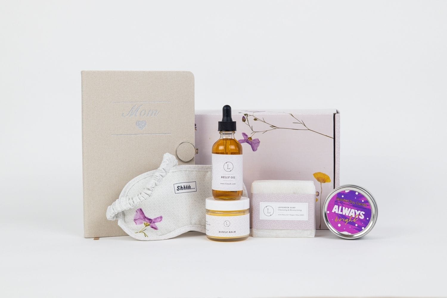 Lizush Gift set for mom No Pampering Mother’s Day Gift Box – Handmade Natural Skincare &amp; Spa Kit