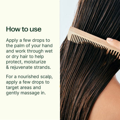 Plant Therapy Hair &amp; Skin Care 4 oz Hair Therapy Moisturize &amp; Protect Hair Oil (Organic Argan Oil)