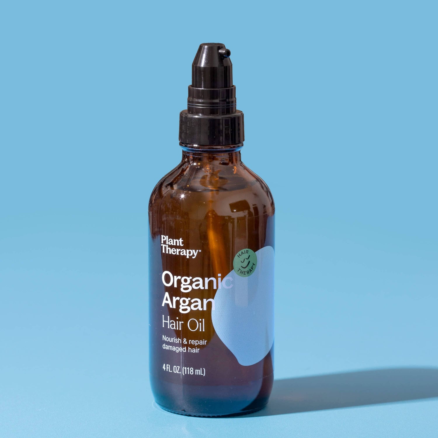 Plant Therapy Hair &amp; Skin Care 4 oz Hair Therapy Moisturize &amp; Protect Hair Oil (Organic Argan Oil)