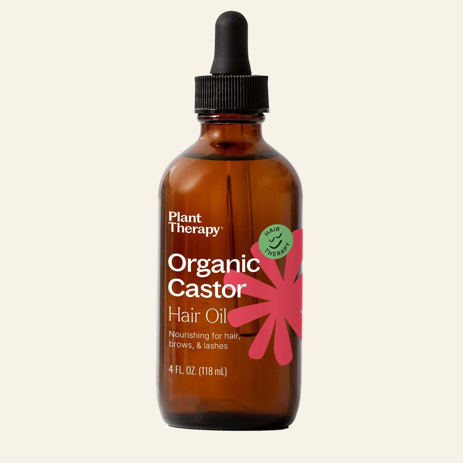 Plant Therapy Hair &amp; Skin Care 4 oz Organic Castor Oil