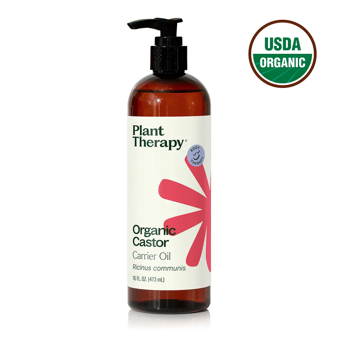 Plant Therapy Body Care 16 oz Organic Castor Carrier Oil