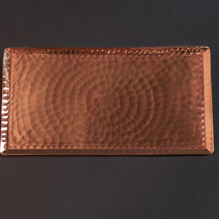 Sertodo Plates &amp; Platters Chequer Copper Serving Tray
