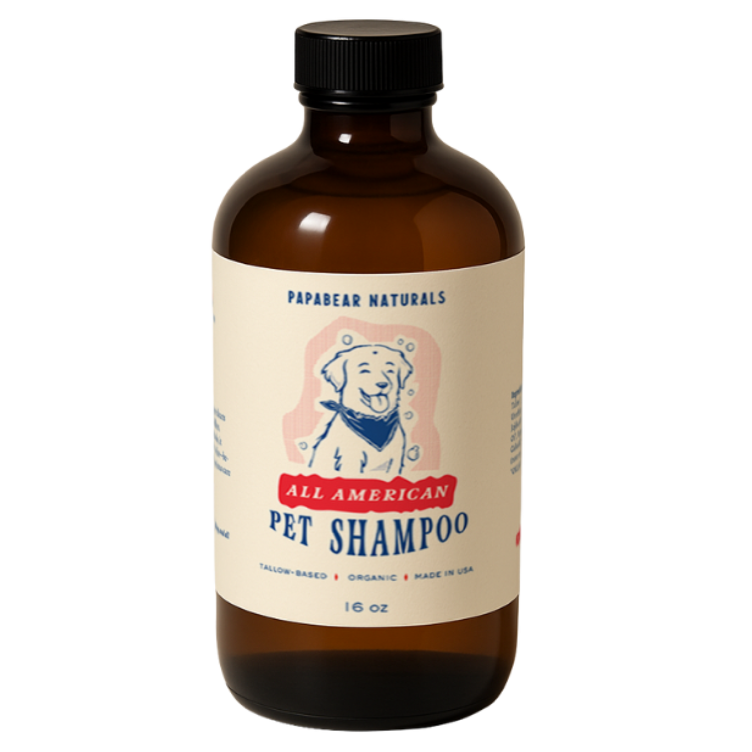 PapaBear Naturals Papabear All American Pet Shampoo - 16 oz