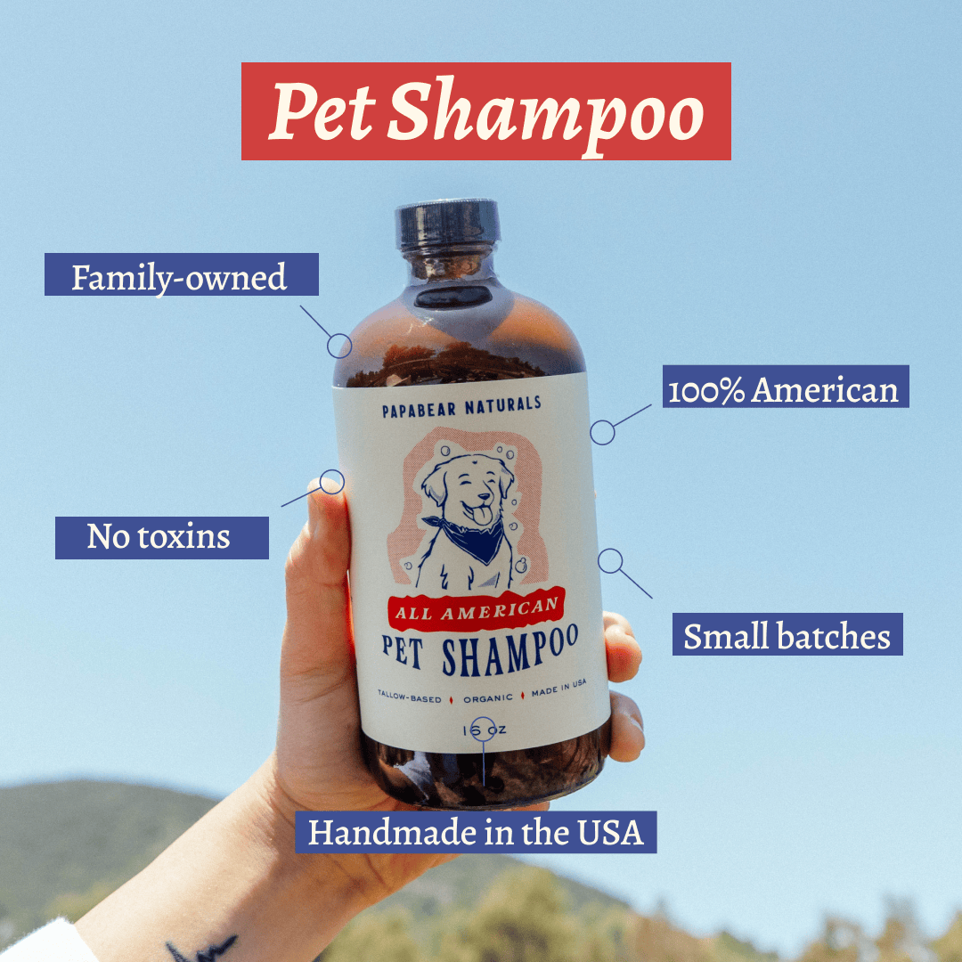 PapaBear Naturals Papabear All American Pet Shampoo - 16 oz