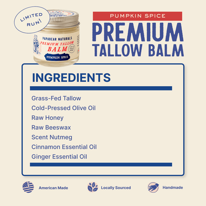 PapaBear Naturals Papabear Premium Tallow Balm  2 oz