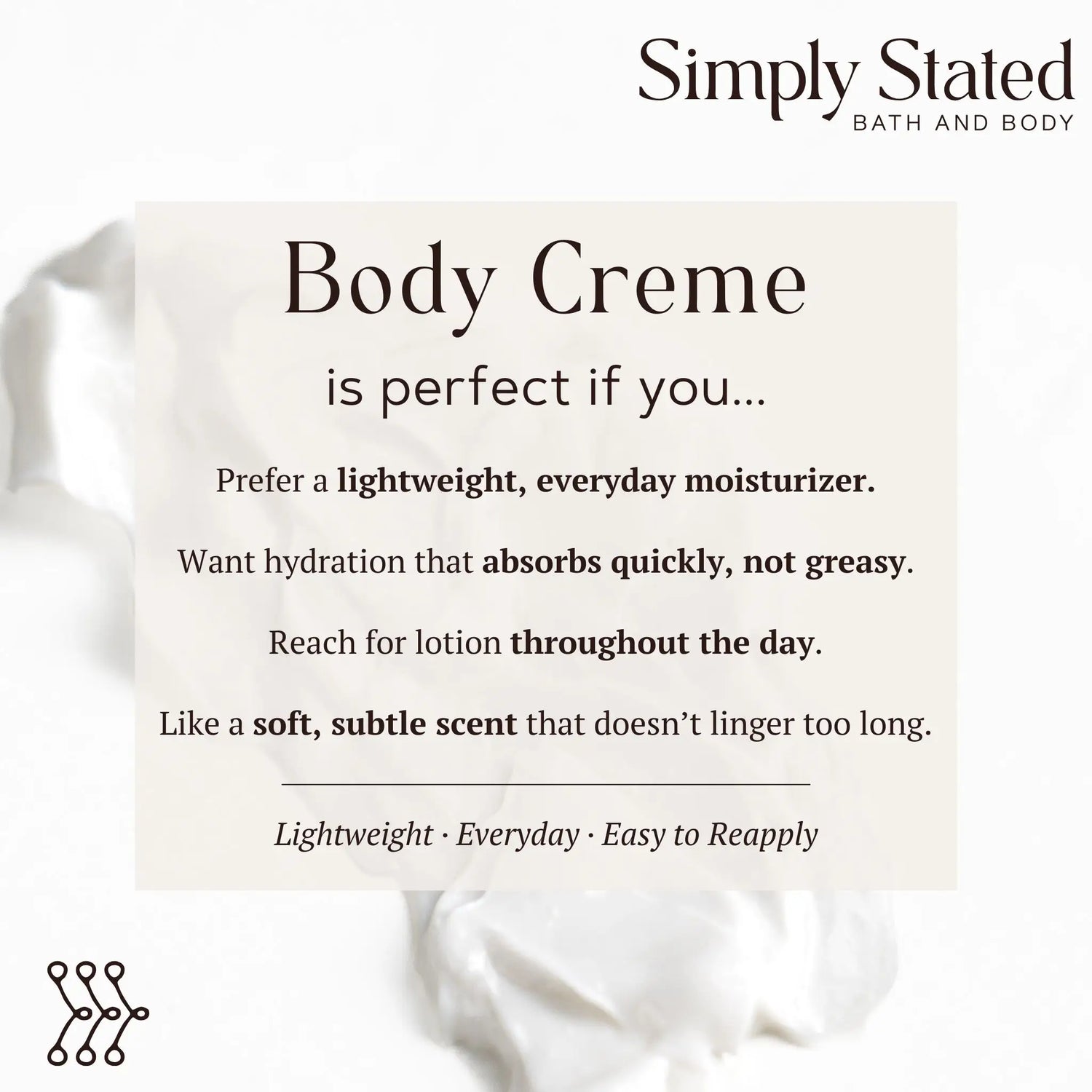 Simply Stated Creations Moisturizers Sea Salt + Orchid Body Creme