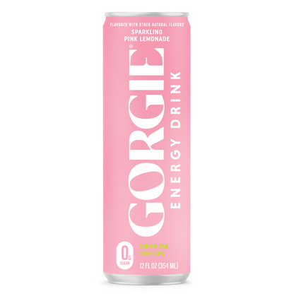 GORGIE Energy Drink Sparkling Pink Lemonade