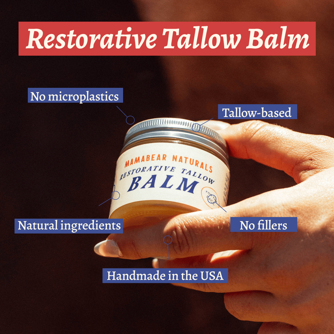 PapaBear Naturals Papabear Restorative Tallow Balm 2 oz