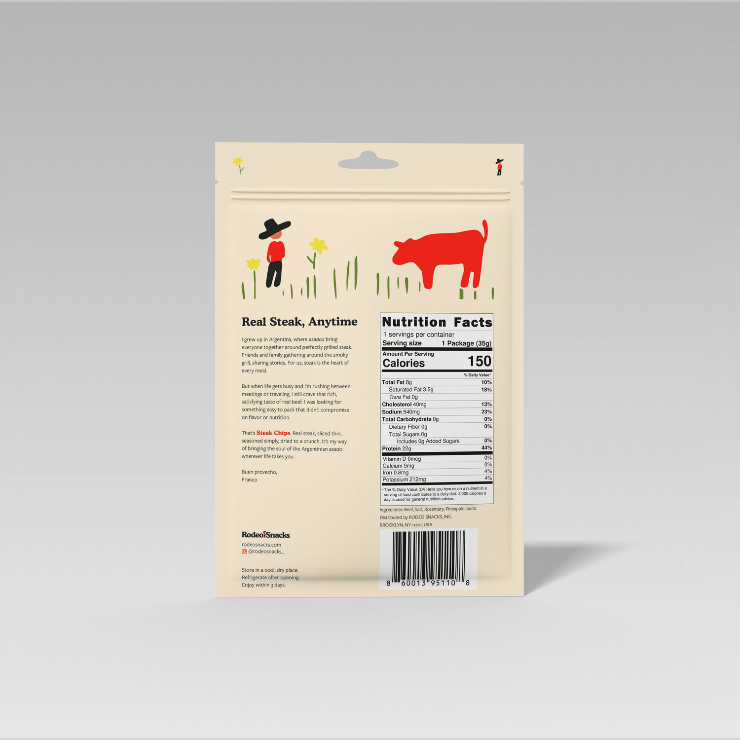Rodeo Snacks Snack Sticks Steak Chips