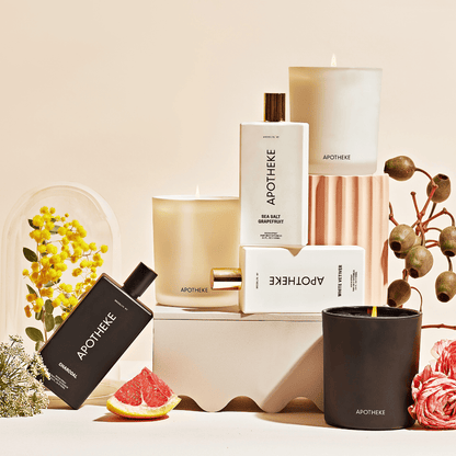 APOTHEKE Fragrance Bundles Sea Salt Grapefruit Room Spray and Classic Candle Duo