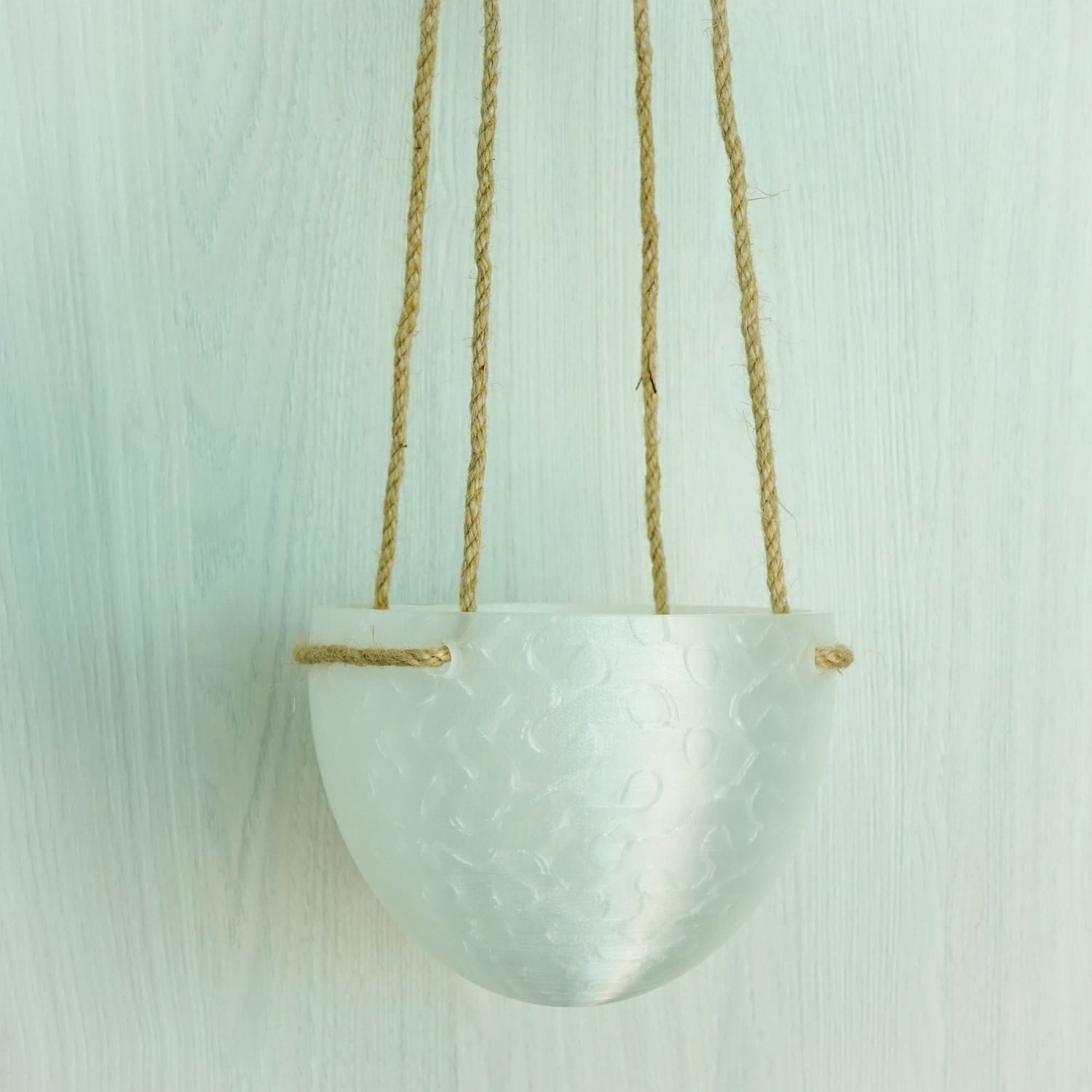 Rosebud HomeGoods Hanging Planter Minimalist Hanging Plant Pot with Drainage