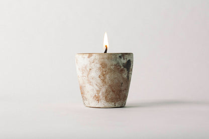 Summer Solace Tallow Tallow Candle Souchong Debut Earthen Tallow Candle – Smoke-Brushed Terracotta Vessel 4 oz