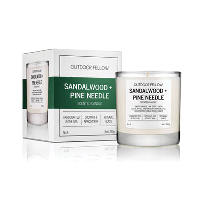 Outdoor Fellow Candles Sandalwood and Pine Needle Scented Candle