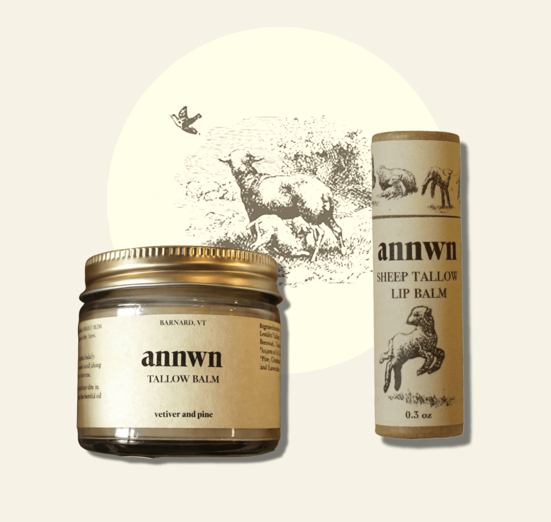 Annwn Lotion &amp; Moisturizer Annwn Forest Ritual Set – Lamb Tallow Balm &amp; Lip Balm