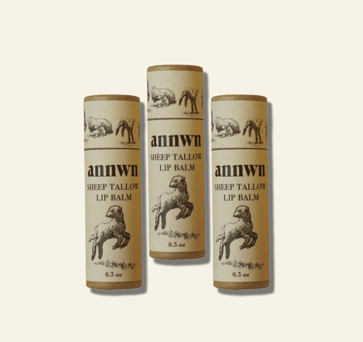 Annwn Lip Balm Buy 3 Sheep Tallow Lip Balm