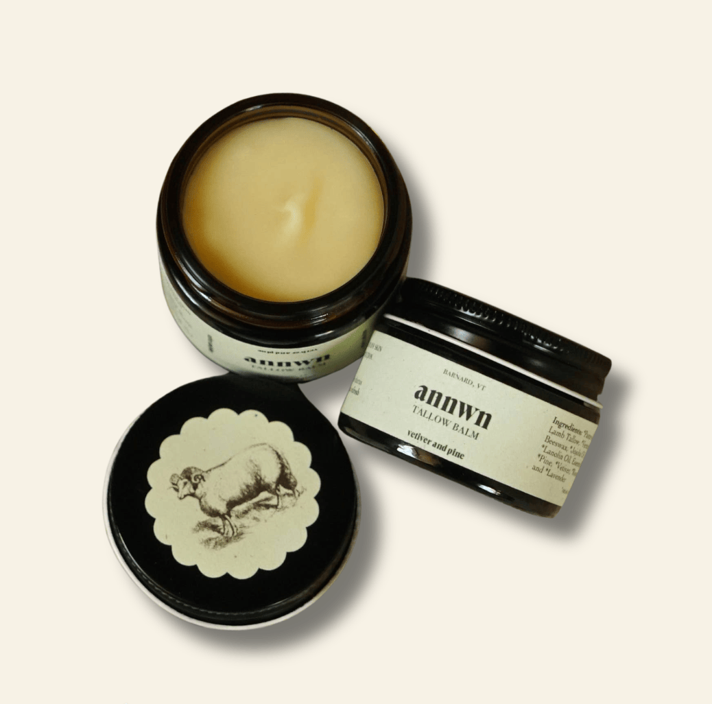 Annwn Lotion &amp; Moisturizer Vetiver &amp; Pine Lamb Tallow Balm