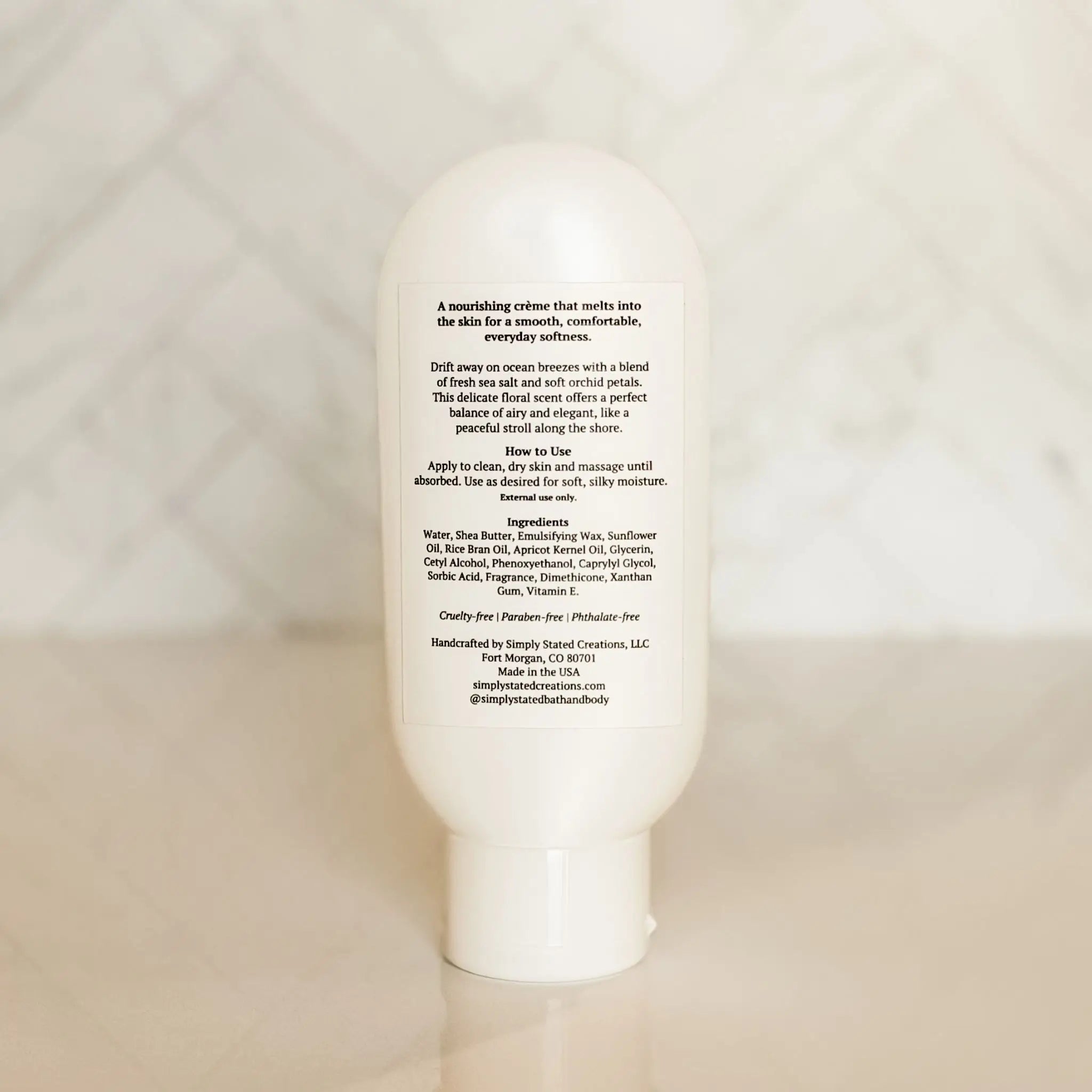 Simply Stated Creations Moisturizers Sea Salt + Orchid Body Creme