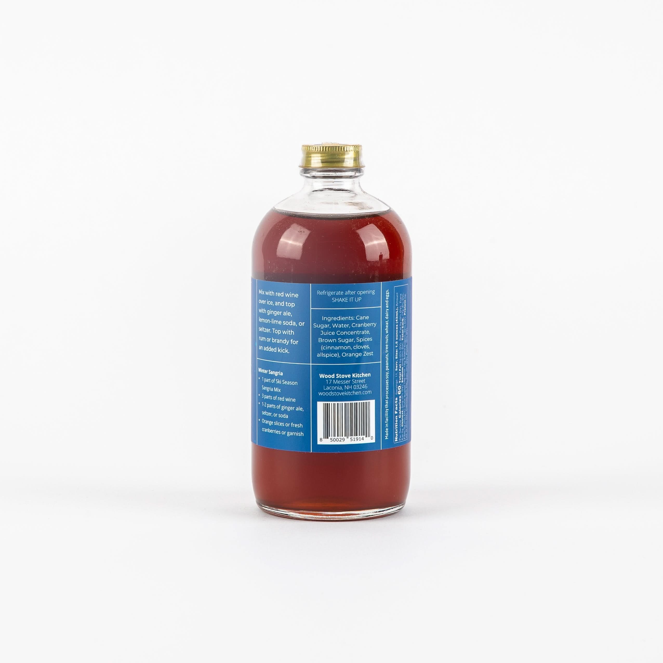 Wood Stove Kitchen Ski Season Spiced Fruit Syrup