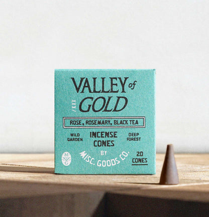 "Valley of Gold" Cone Incense