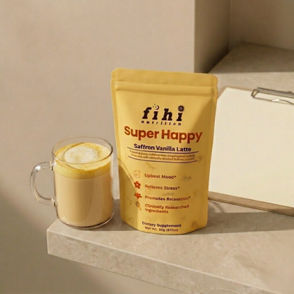 Super Happy - Saffron Vanilla Latte