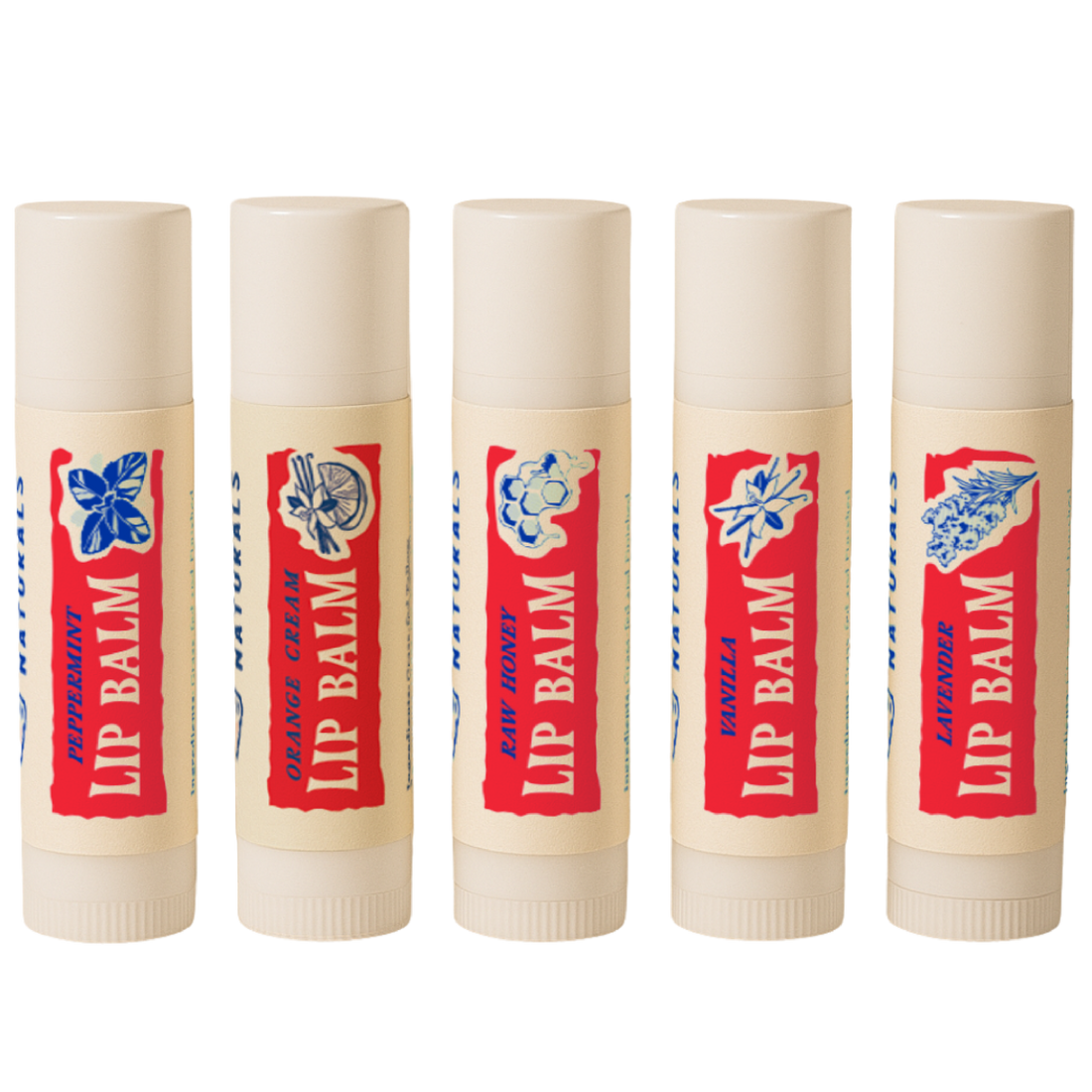 PapaBear Naturals Papabear Tallow Lip Balm - (5 Pack)
