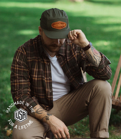 The Local Branch Hat Camp Hat - Trout  - USA Made