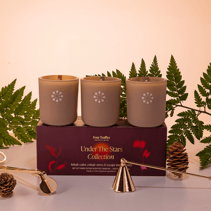 Four Truffles Candle Under The Stars Set of Three Votive Candles