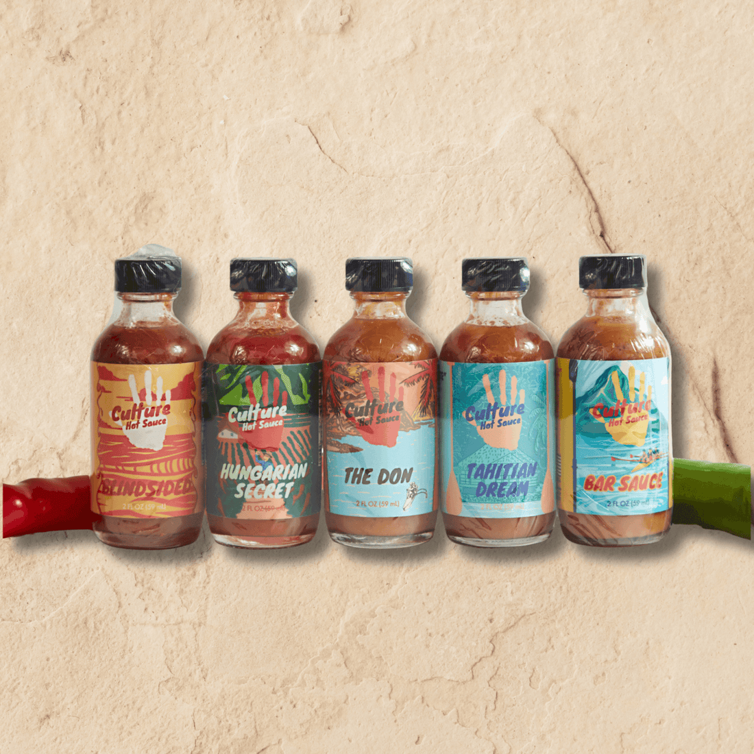 Culture Hot Sauce Hot Sauce 1 Culture Hot Sauce | Gift Sampler pack