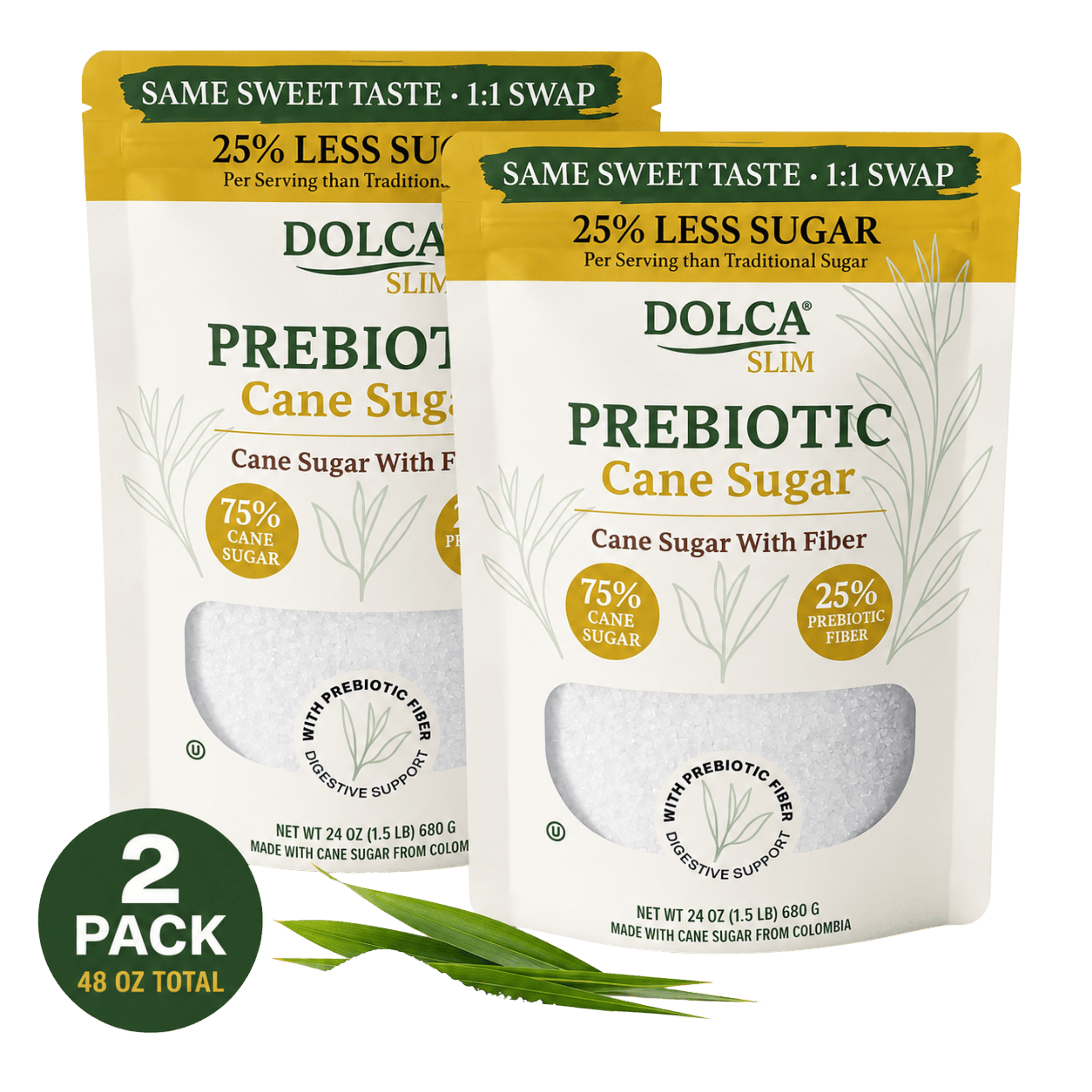 Dolca Sugar Sugar Dolca Slim - pack of 2 Dolca Slim - 2 Pack