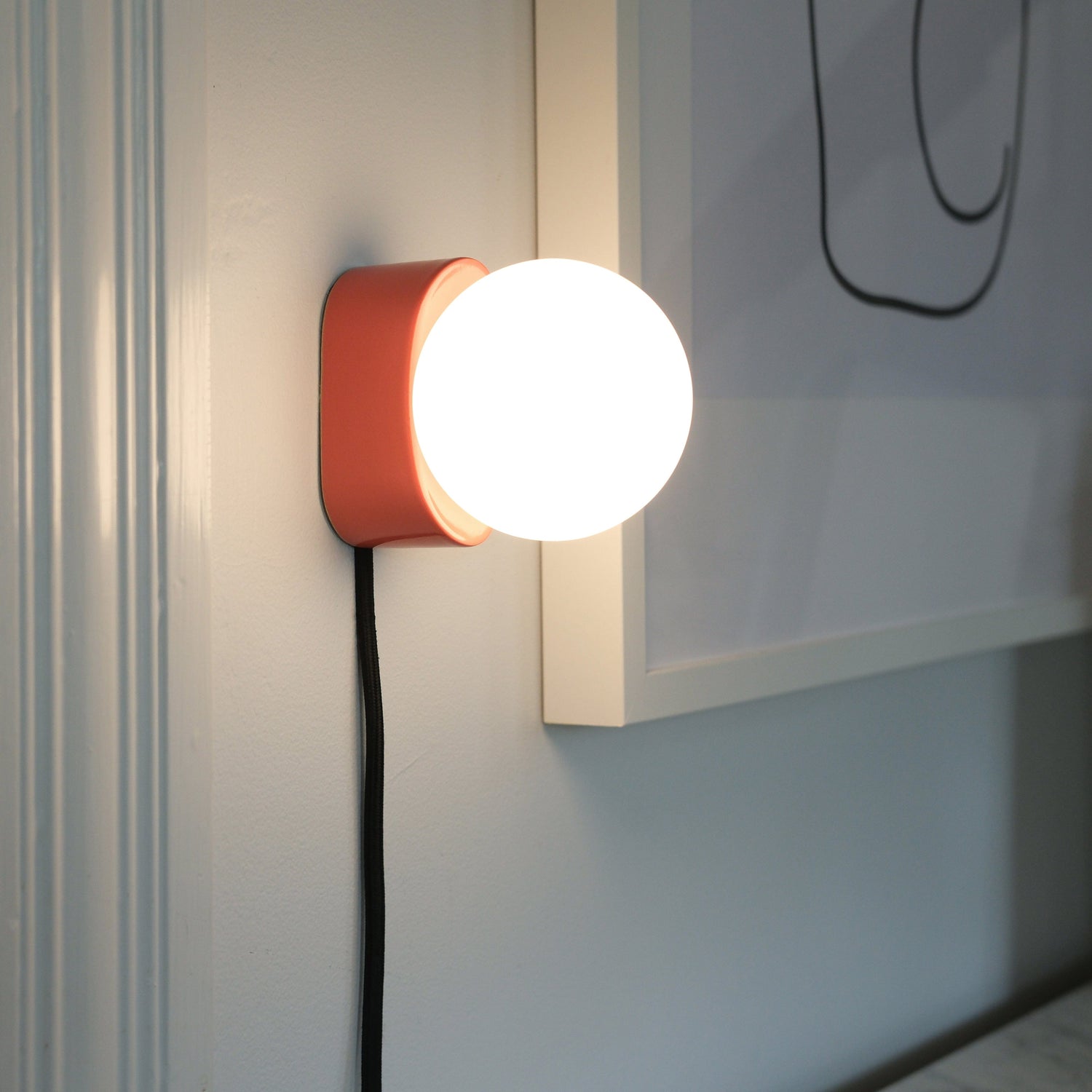 Misewell Lamps Vermilion Iota Sconce