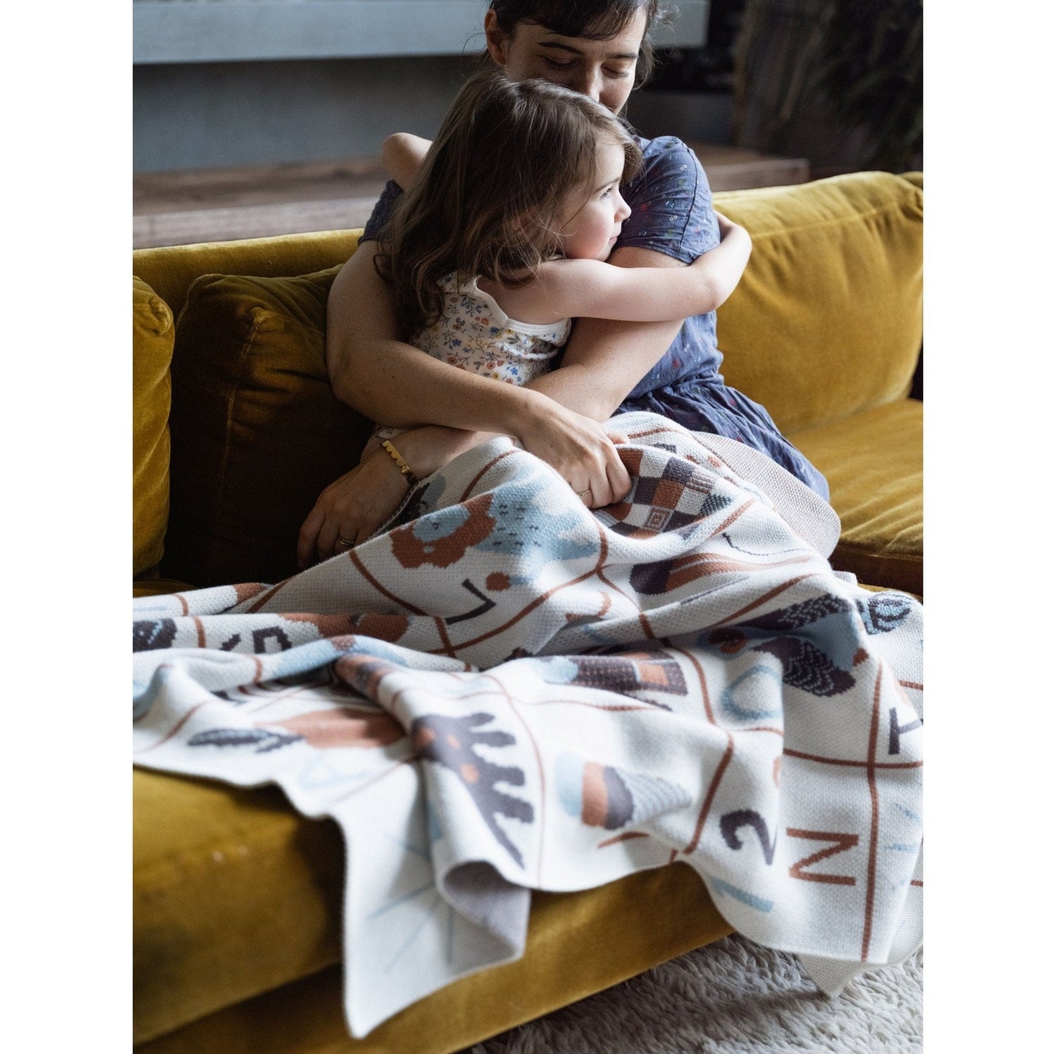 Biquette Baby Blanket ABC Baby Blanket