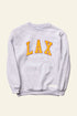 Boathouse unisex crew neck sweatshirt Grey / Small Boathouse LAX Chenille Crew