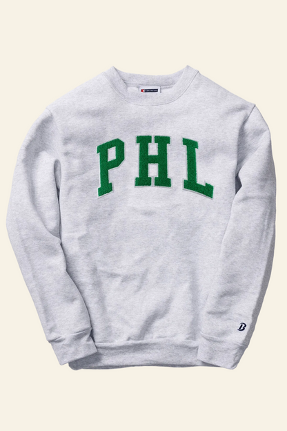 Boathouse unisex crew neck sweatshirt Kelly Green / X-Small Boathouse Philly Chenille Crew