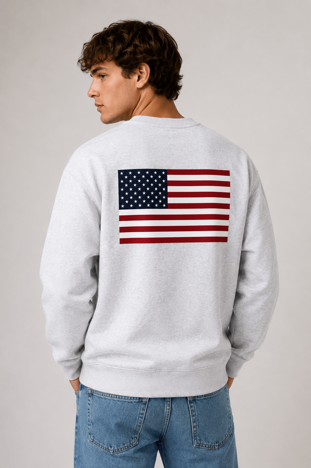 Boathouse unisex crew neck sweatshirt BOATHOUSE USA 1776 COTTON CREW