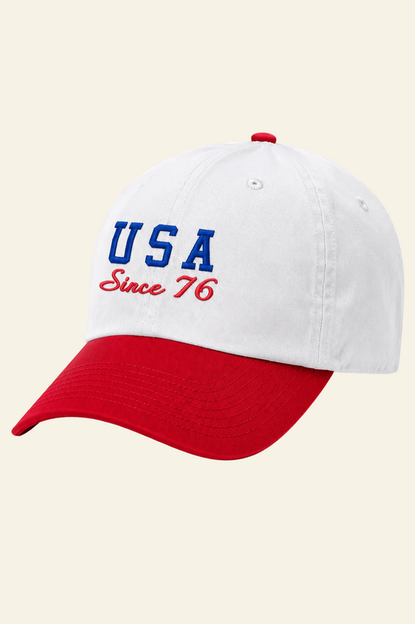 Boathouse baseball caps White BOATHOUSE USA '76 Dad Cap